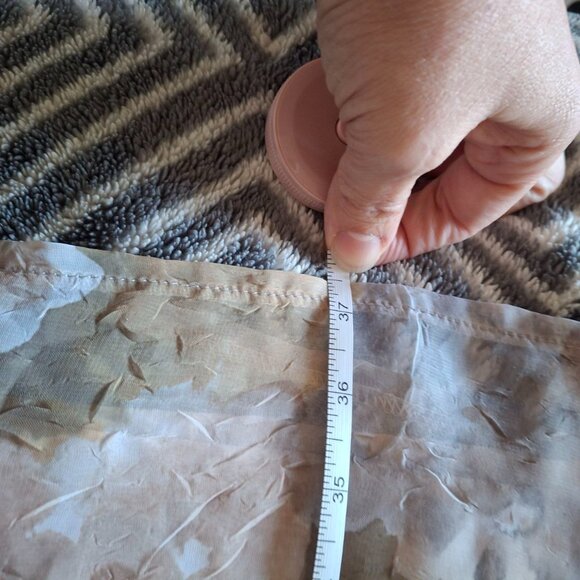 Summer Floral Sheer Lined Skirt - Picture 2 of 9